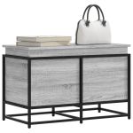 Cutie depozitare gri sonoma 80x40x51,5 cm lemn prelucrat GartenMobel Dekor