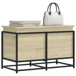 Cutie depozitare stejar sonoma 80x40x51,5 cm lemn prelucrat GartenMobel Dekor