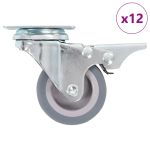 Roți pivotante, 12 buc., 50 mm GartenMobel Dekor