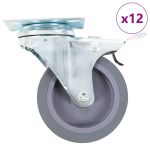 Roți pivotante, 12 buc., 75 mm GartenMobel Dekor