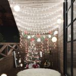 vidalXL Ghirlandă luminoasă, 200 LED-uri, alb rece, 8 funcții, 20 m GartenMobel Dekor