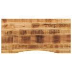 Blat birou cu decupaj curbat 140x50x2,5cm lemn masiv mango brut GartenMobel Dekor