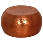 Măsuță de cafea, alamă, Ø55x28 cm, aluminiu GartenMobel Dekor