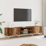Comodă TV, lemn vechi, 180x31,5x40 cm, lemn prelucrat GartenMobel Dekor