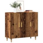 Dulap, lemn vechi, 90x34x80 cm, lemn prelucrat GartenMobel Dekor
