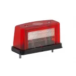 Lampa iluminat numar inmatriculare cu 2 functii W08 12/24V Kamar - Rosu/Alb Garage AutoRide