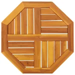 Blat de masă, 50x50x2 cm, octogonal, lemn masiv acacia GartenMobel Dekor