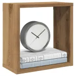 Rafturi de perete cub 4 buc. stejar artizanal, 30x15x30 cm lemn GartenMobel Dekor