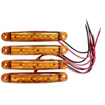 Lampa gabarit cu 9 LED-uri 12/24V set 4buc - Galben Garage AutoRide