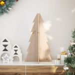 Brad de Crăciun decorativ, 69,5 cm, lemn de pin masiv GartenMobel Dekor