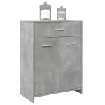 Dulap de baie, gri beton, 60 x 33 x 80 cm, PAL GartenMobel Dekor