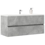 Dulap de chiuvetă, gri beton, 100x38,5x45 cm, PAL GartenMobel Dekor