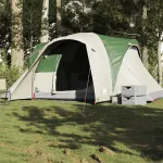 Cort de camping cupolă pentru 6 persoane, verde, impermeabil GartenMobel Dekor