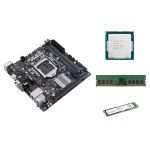 Kit Placa de Baza Second Hand Asus PRIME H310I-PLUS R2.0 + Procesor Intel Core i5-8400 2.80GHz, 8GB DDR4, SSD 256GB NVME, Shield, Cooler NewTechnology Media