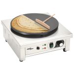 Aparat electric de clătite cu tavă retractabilă, 40 cm, 3000 W GartenMobel Dekor