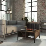 Masă de cafea, stejar maro, 60x60x30 cm, lemn prelucrat GartenMobel Dekor