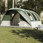 Cort de camping tunel pentru 5 persoane, verde, impermeabil GartenMobel Dekor