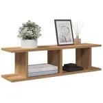 Rafturi de perete, 2 buc., stejar artizanal, 75x18x20 cm, lemn GartenMobel Dekor