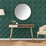 Panouri de perete 24 buc. verde 50x50 cm XPS 6 m² origami GartenMobel Dekor