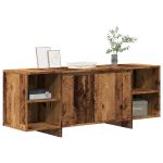 Dulap TV, lemn vechi, 130x35x50 cm, lemn prelucrat GartenMobel Dekor