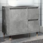 Dulap de baie, gri beton, 65x33x60 cm, lemn prelucrat GartenMobel Dekor