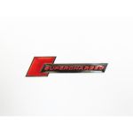 Emblema  " Supercharged "culoare Rosu Cod:TS-105 Automotive TrustedCars