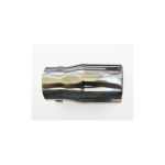 Ornament toba inox PREMIUM negru/crom Cod: 7656B Automotive TrustedCars