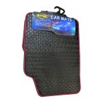 Covoare cauciuc interior universale cu dunga rosie Cod: R01 Automotive TrustedCars