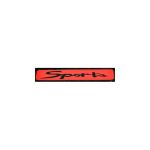 Abtibild "SPORT" culoare Rosu Cod:DZ-075 Automotive TrustedCars