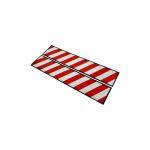 Abtibild reflectorizant Alb-Rosu 10x50cm Cod: AN21 Automotive TrustedCars