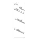 Stergator parbriz sofer VOLKSWAGENUP 12/2011➝ COD:ART50 24" Automotive TrustedCars