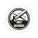 Abtibild "FAST DELIVERY" Cod:TAG 002 / T4 Automotive TrustedCars