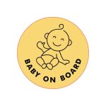 Abtibild "BABY ON BOARD" Cod: TAG 048 / T2 Automotive TrustedCars