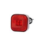 Lampa gabarit 62x62 LED rosie, 12-36V Cod: FT-027-C  Fristom Automotive TrustedCars