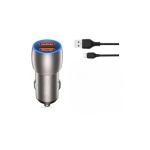 Incarcator auto SMART Quick charge USB QC3.0 36W + cablu Type C  Cod: XO-CC52C Automotive TrustedCars