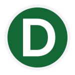 Autocolant Camioane Litera D ( DESEURI ) Automotive TrustedCars