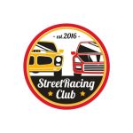 Abtibild "STREET RACING CLUB" Cod:TAG 051 / T2 Automotive TrustedCars