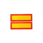 Abtibild reflectorizant galben-rosu 48x13,5cm Cod: AN103 Automotive TrustedCars