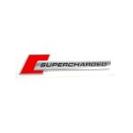 Emblema "Supercharged" culoare Crom Cod: TS-103 Automotive TrustedCars