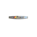 Emblema "POWER" culoare Crom Cod: YZB-39 Automotive TrustedCars