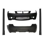 Pachet Exterior BMW Seria 3 E90 (2004-2008) Non LCI M3 Design Bara Spate Fata cu Praguri Laterale Performance AutoTuning