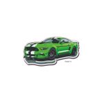 Abtibild " MASINA DE CURSE VERDE " Cod: TAG 083/T3 Automotive TrustedCars