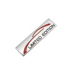Ornament metalic "LIMITED EDITION" Cromat 9cmx2,4cm Cod: ART-LE1S Automotive TrustedCars