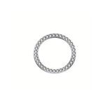 Ornament argintiu universal pentru buton start-stop, cu cristale stralucitoare Cod: JS-21 Automotive TrustedCars