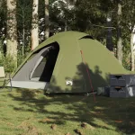 Cort camping cupolă 3 persoane verde măsliniu impermeabil GartenMobel Dekor