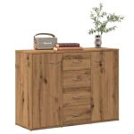 Dulap, stejar artizanal, 88x30x64 cm, lemn prelucrat GartenMobel Dekor
