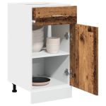 Dulap inferior cu sertar lemn vechi 40x46x81,5cm lemn prelucrat GartenMobel Dekor