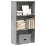 Bibliotecă, gri beton, 60x30x114 cm, lemn prelucrat GartenMobel Dekor