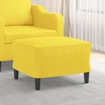 Taburet, galben deschis, 60x50x41 cm, material textil GartenMobel Dekor