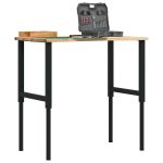 Banc lucru 100x60x(71,5-98) cm lemn masiv stejar GartenMobel Dekor